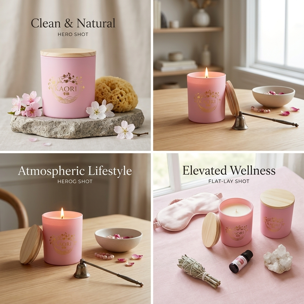 Kaori Signature – Cherry Blossom & Patchouli Candle