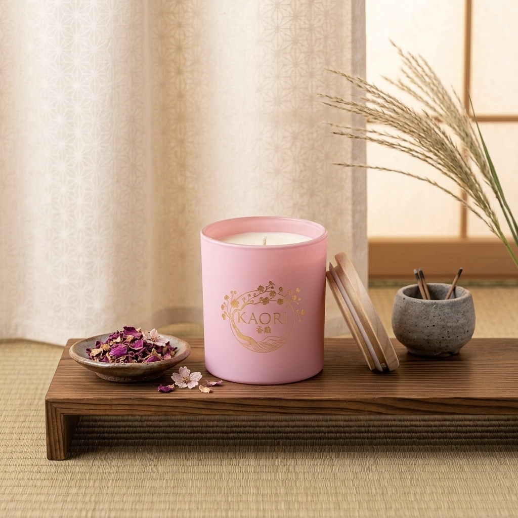 Kaori Signature – Cherry Blossom & Patchouli Candle