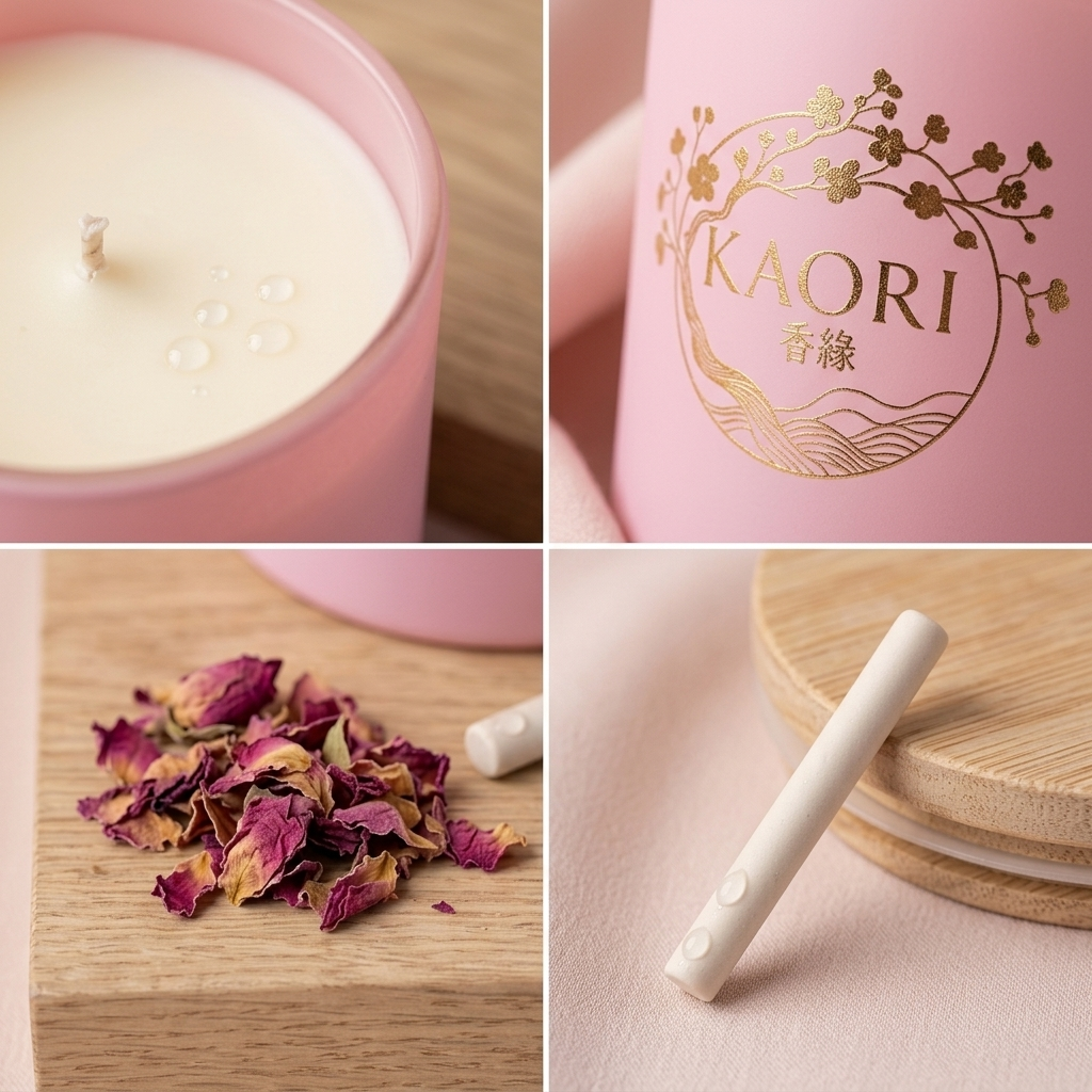 Kaori Signature – Cherry Blossom & Patchouli Candle