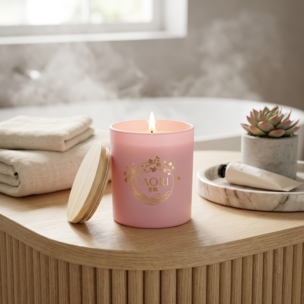 Kaori Signature – Cherry Blossom &amp; Patchouli Candle