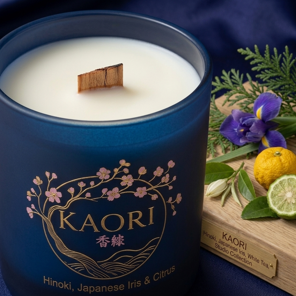 Dark Blue Candle - Tsukiyo- Moonlit Night