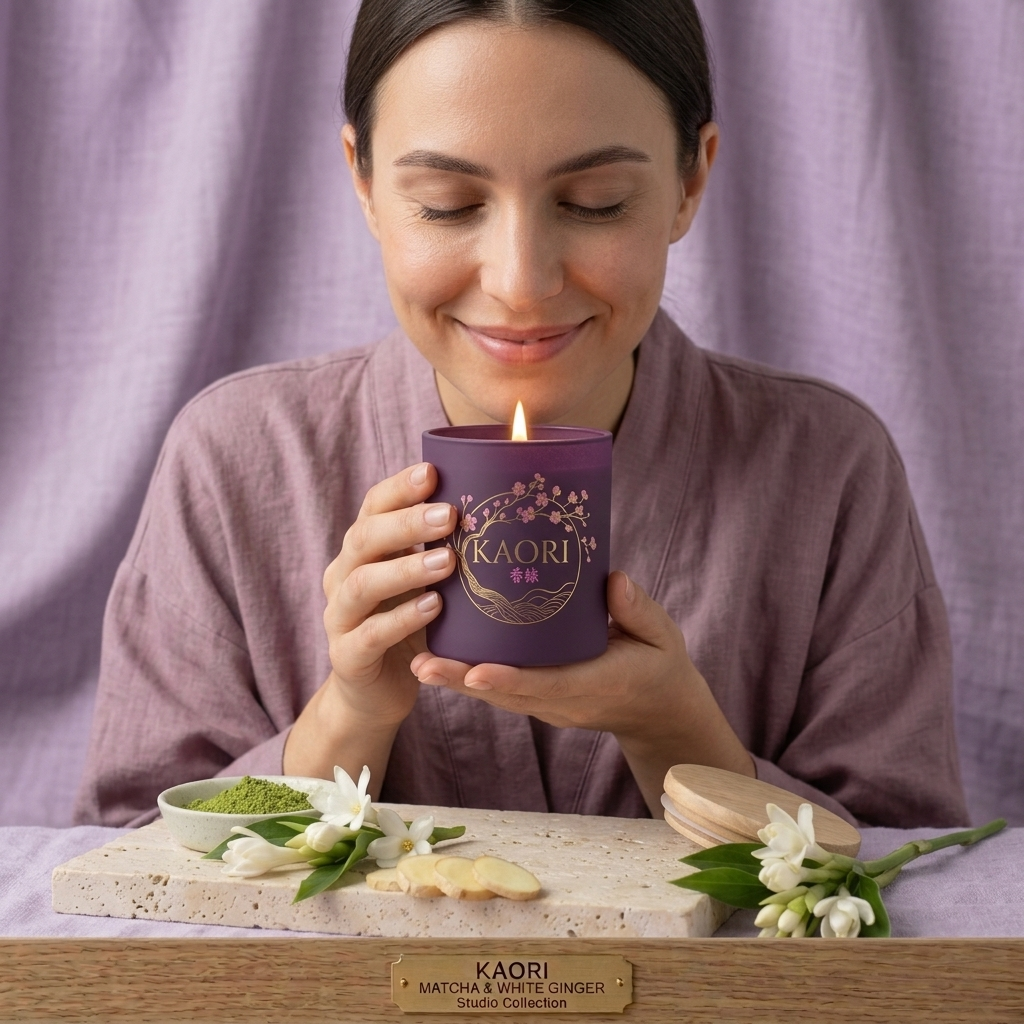 Purple Candle - Hirusagari- Golden Hour