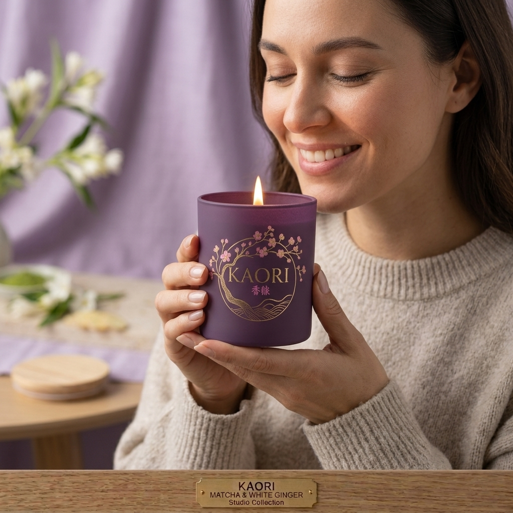 Purple Candle - Hirusagari- Golden Hour