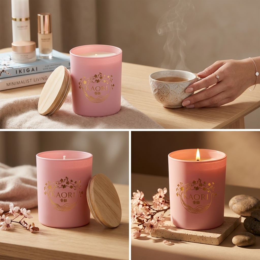 Kaori Signature – Cherry Blossom &amp; Patchouli Candle