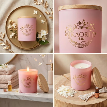 Kaori Signature – Cherry Blossom &amp; Patchouli Candle