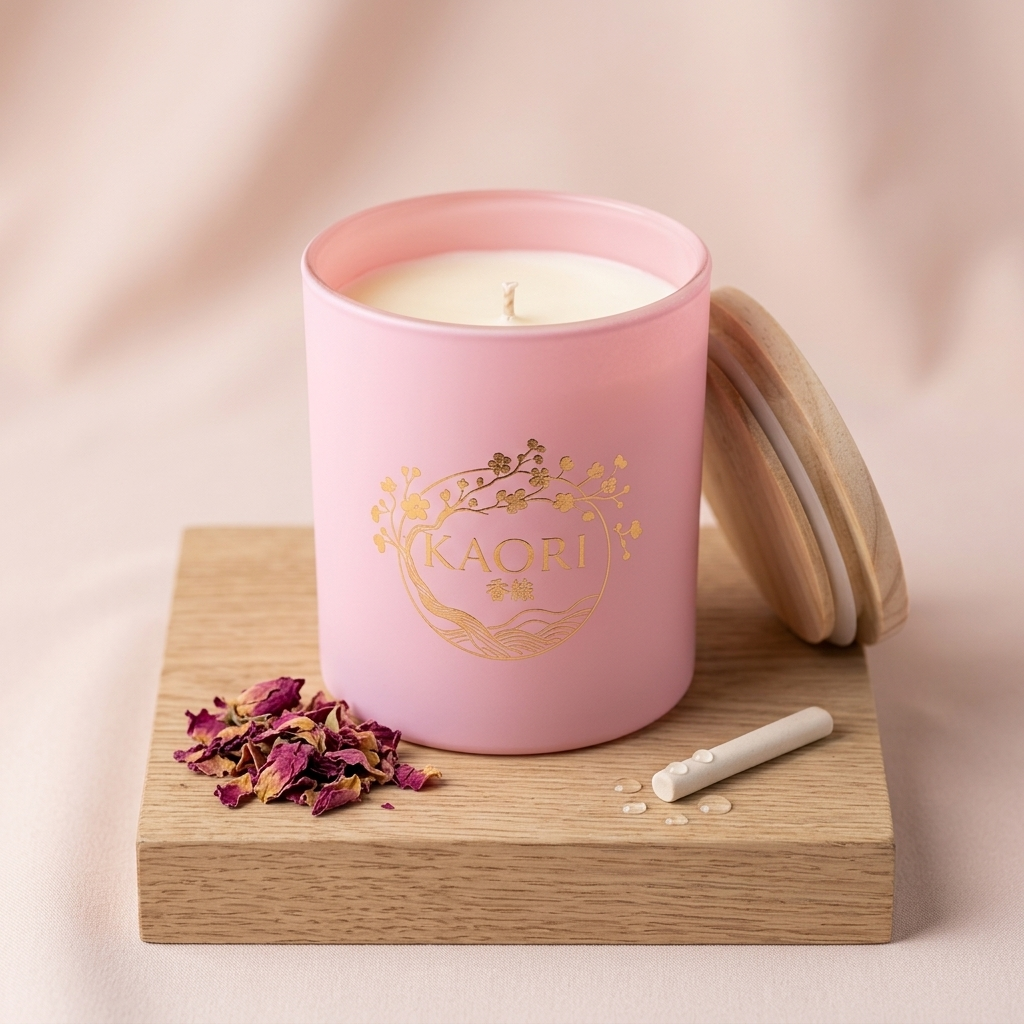 Kaori Signature – Cherry Blossom &amp; Patchouli Candle