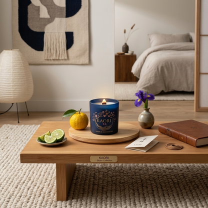 Dark Blue Candle - Tsukiyo- Moonlit Night